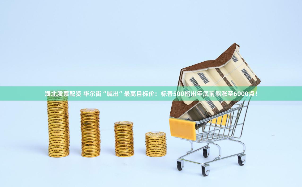海北股票配资 华尔街“喊出”最高目标价：标普500指出年底前能涨至6000点！