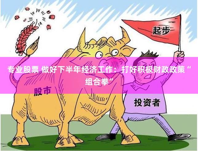 专业股票 做好下半年经济工作：打好积极财政政策“组合拳”