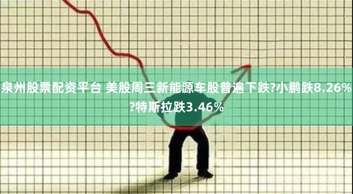 泉州股票配资平台 美股周三新能源车股普遍下跌?小鹏跌8.26%?特斯拉跌3.46%